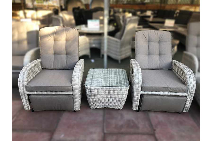 Rocking Reclining Bistro Set in Latte 2020